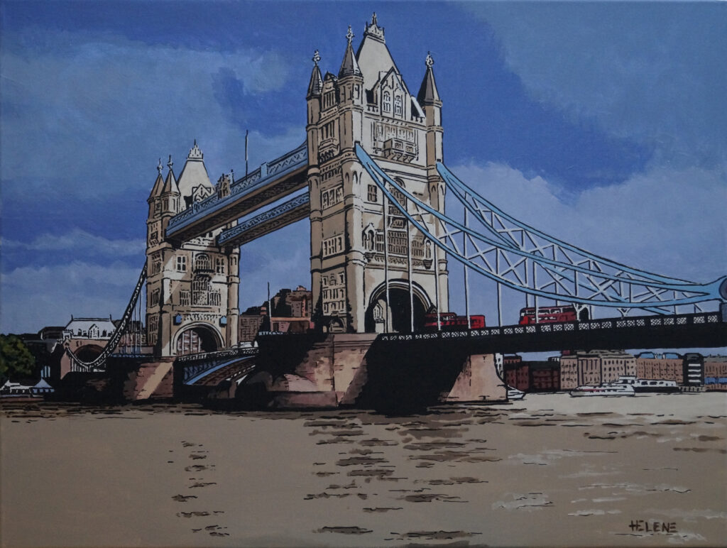 Helene Graphics Paintings London Tower Bridge