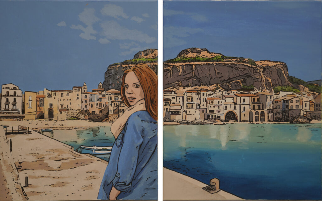 Helene Graphics Paintings Cefalu Sicily