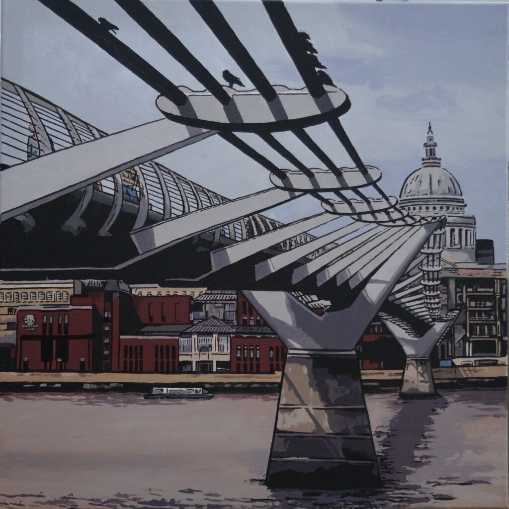 Paintings Helene Graphics London Millenium Brigde