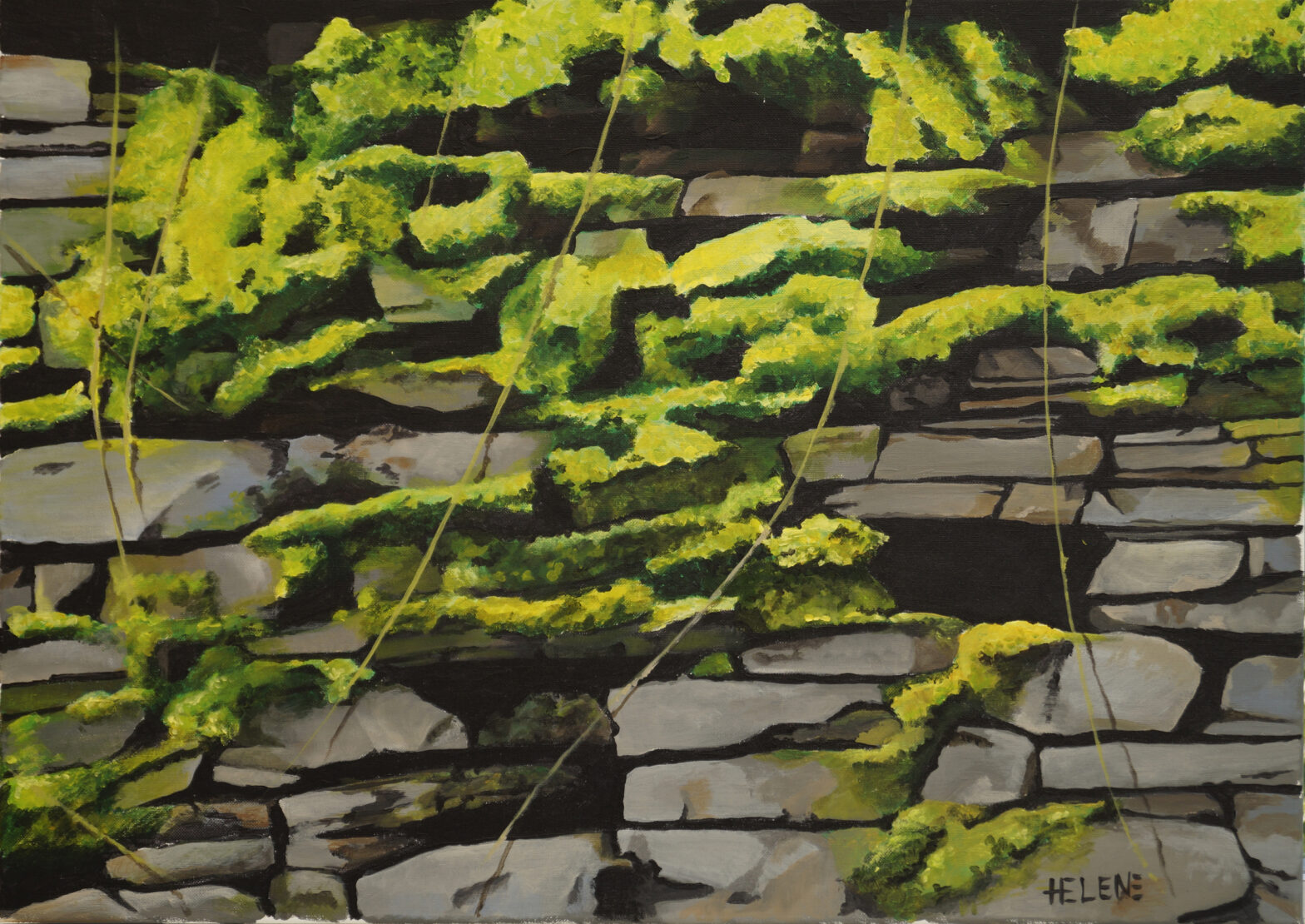 Helene Graphics Paintings Trockenmauer