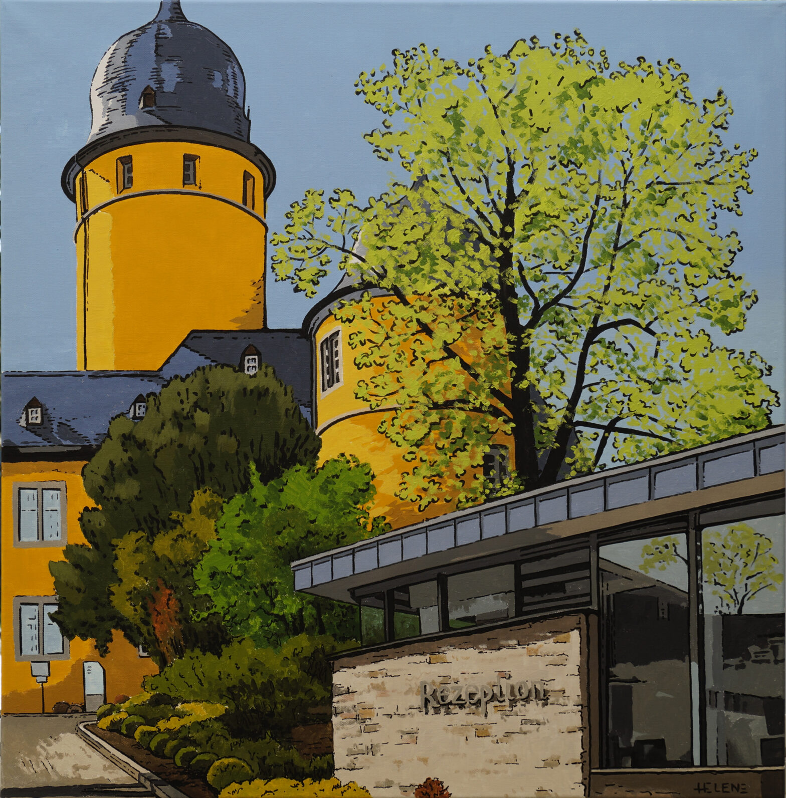 Helene Graphics Paintings Montabaur hotel reception