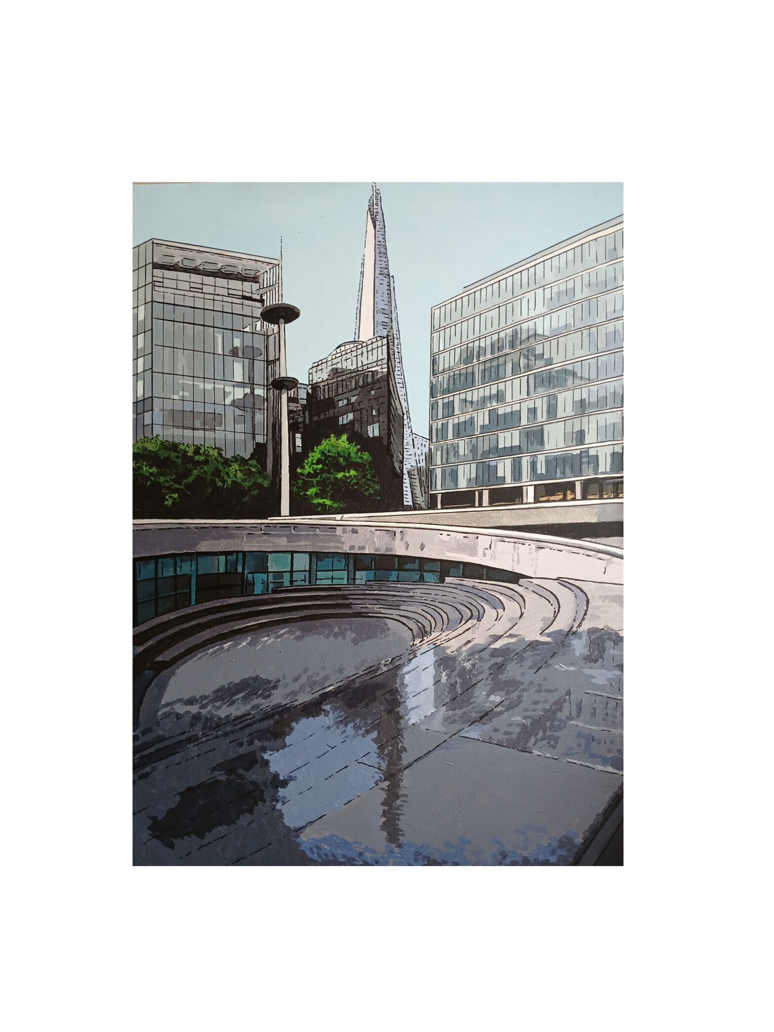 Helene Graphics Paintings London The Shard